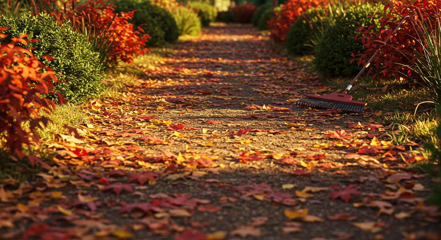 Ramasser les feuilles mortes : l'erreur que beaucoup font et qui appauvrit la terre du jardin.