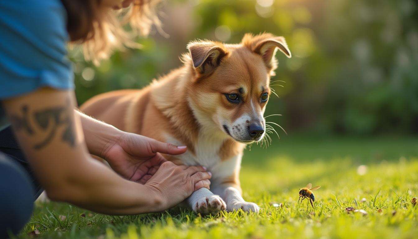 Mon chien a été piqué par une guêpe, le vétérinaire m’a montré le geste d’urgence qui peut lui sauver la vie.