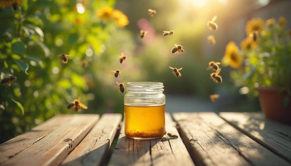L’astuce de grand-mère pour piéger les guêpes qui tournent autour de la table sans attirer les abeilles.