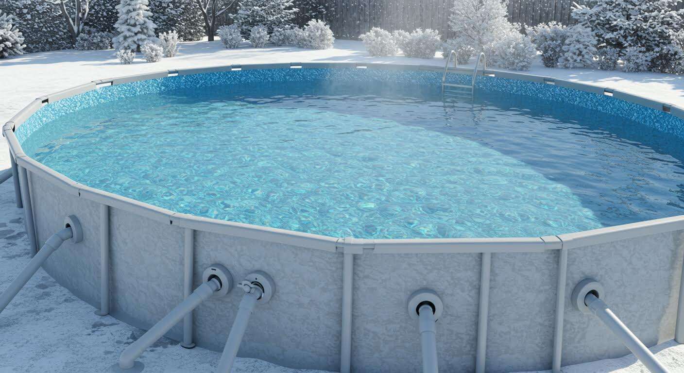 Le secret pour éviter que le gel n'endommage vos skimmers et canalisations cet hiver.