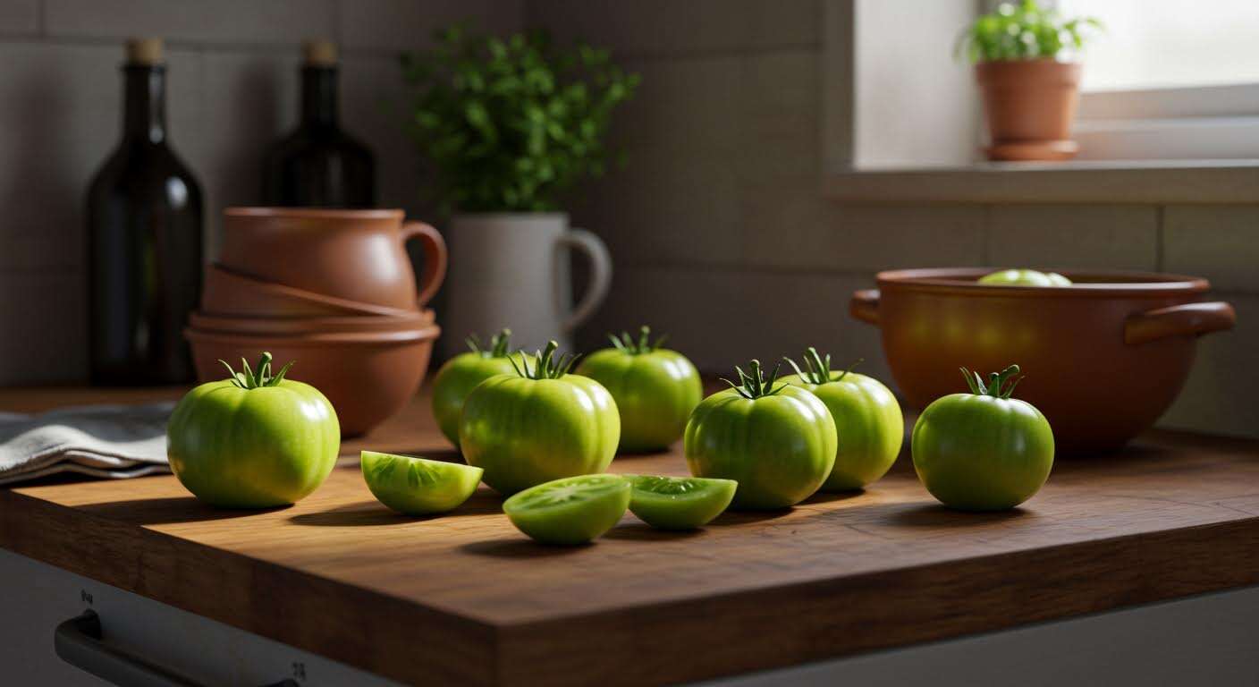 Le secret pour faire mûrir les dernières tomates vertes à l'intérieur de la maison en quelques jours.