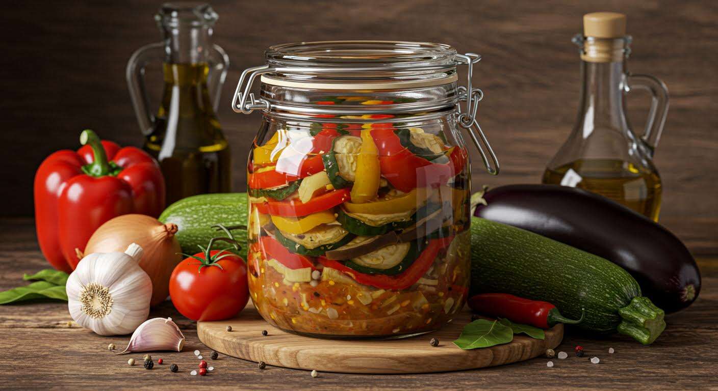 Le secret d'une bonne ratatouille en conserve qui gardera toutes les saveurs de l'été.