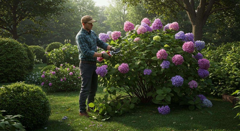 Le secret des hortensias : la taille de fin d'été qui garantit une floraison spectaculaire l'année suivante.