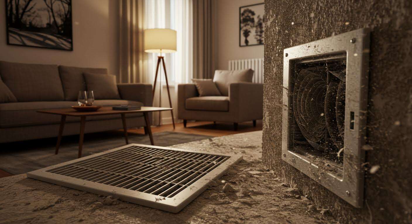 Ceux qui ne nettoient pas leurs grilles de VMC avant de rallumer le chauffage respirent un air vicié