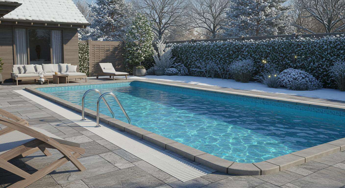 Voici le produit exact à mettre dans sa piscine pour éviter que les parois ne deviennent vertes pendant l'hiver