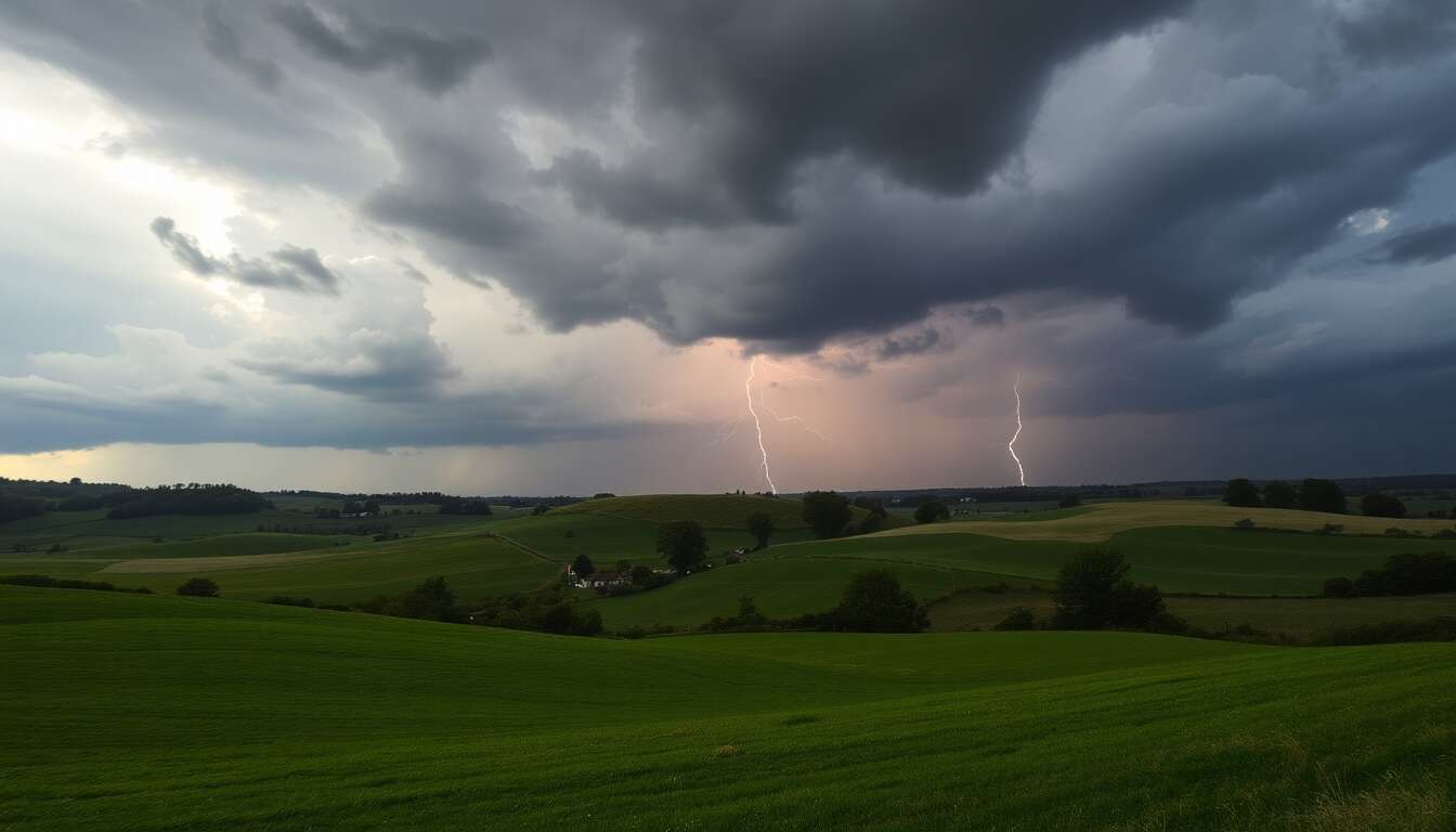 Météo France prévient : le risque d’orages violents et de grêle est maximal cette semaine