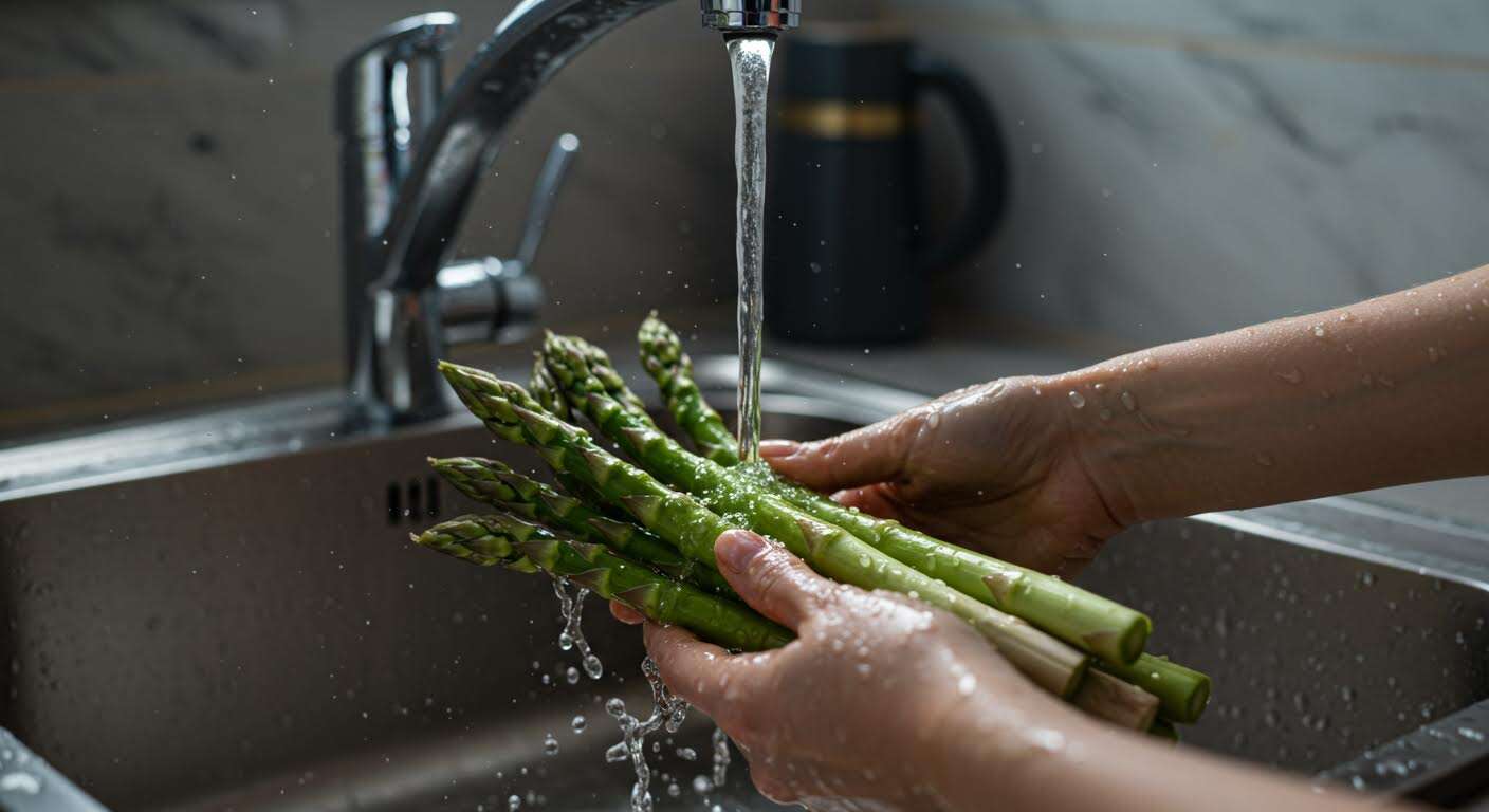 La bonne façon de laver les asperges pour éliminer tous les germes et pesticides, ne faites plus l'erreur