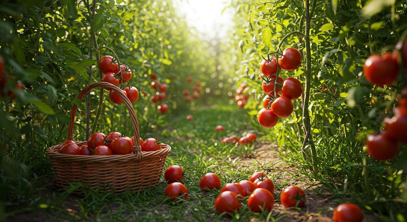 9 jardiniers sur 10 oublient cet engrais naturel qui double la récolte des tomates !