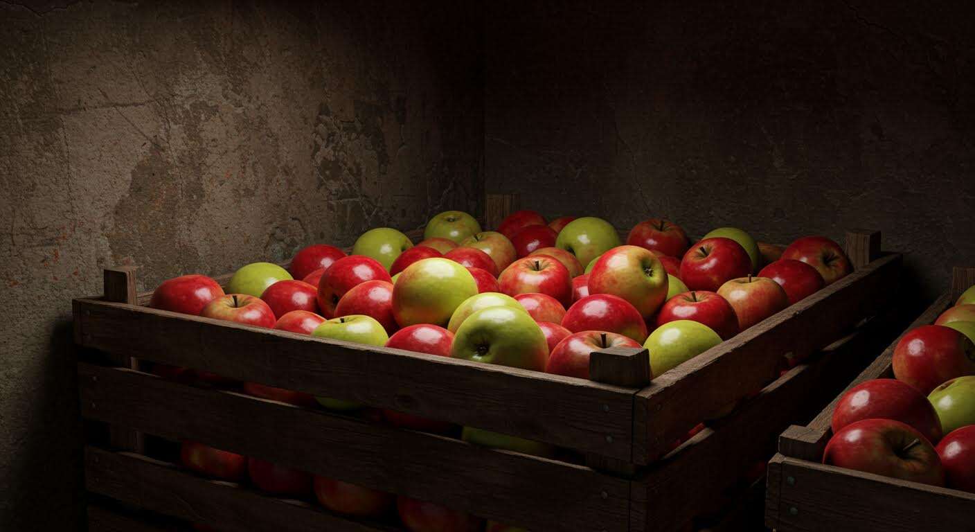 Le secret des jardiniers pour conserver leurs pommes d’août jusqu’au printemps sans perte