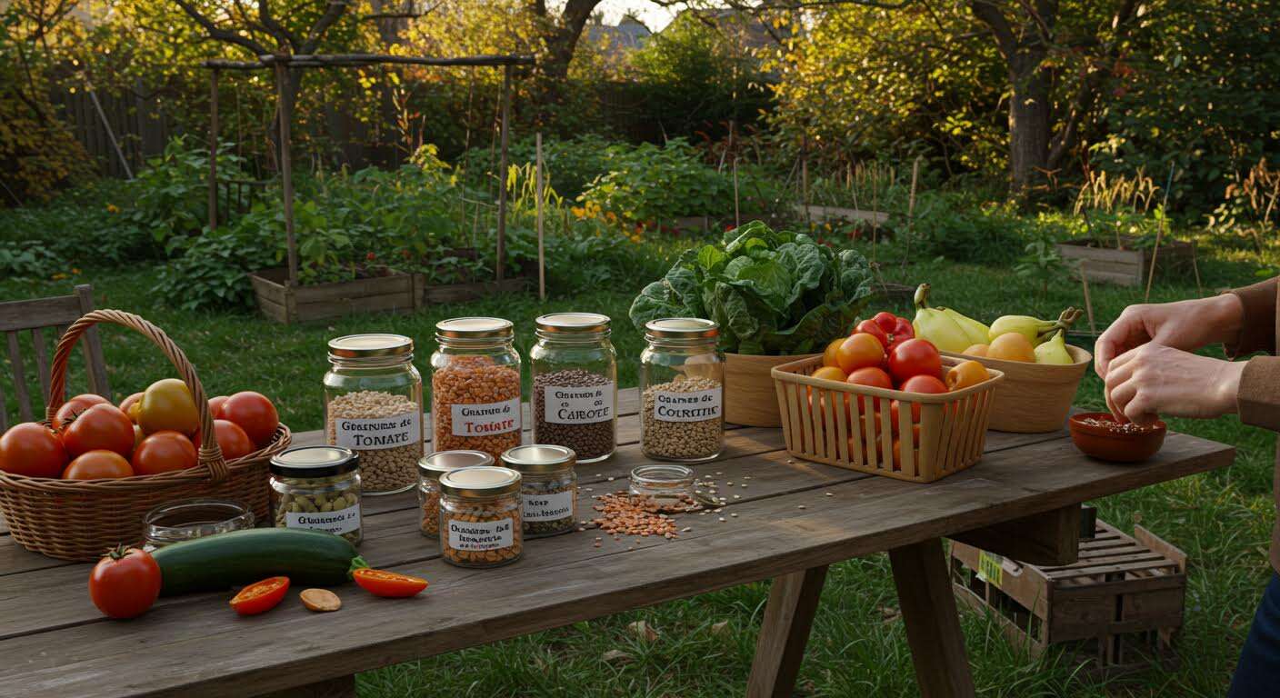 Comment récolter et conserver facilement vos propres graines de légumes et fruits en Septembre pour des semis réussis au potager
