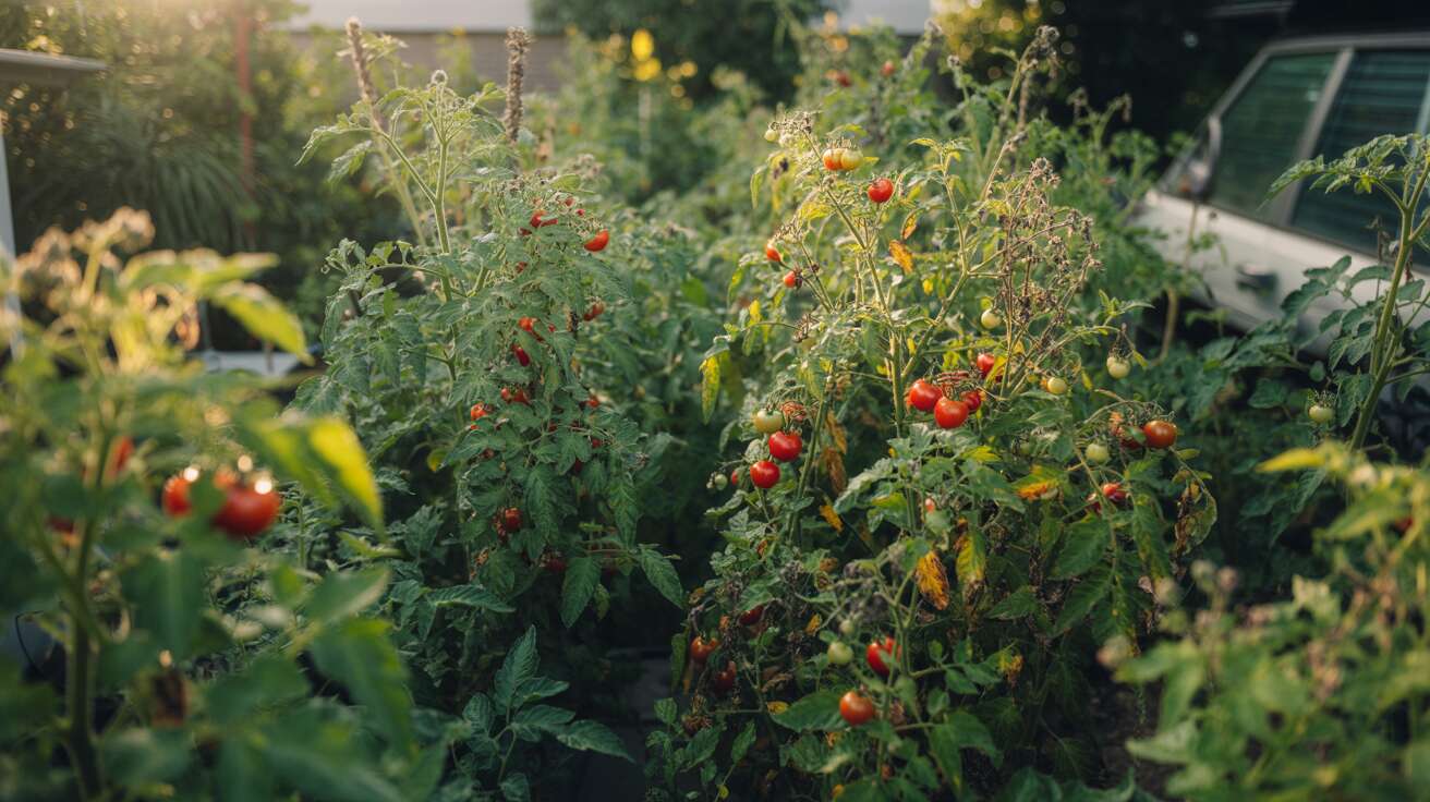 La plupart des jardiniers oublient ce détail après août “mais ceux qui le font récoltent encore des tomates quand les autres ont déjà tout arraché