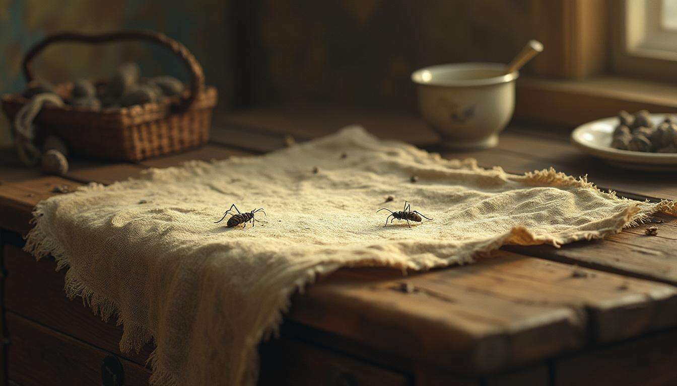 Ces vieux torchons que l&rsquo;on jette peuvent pourtant venir à bout des insectes !