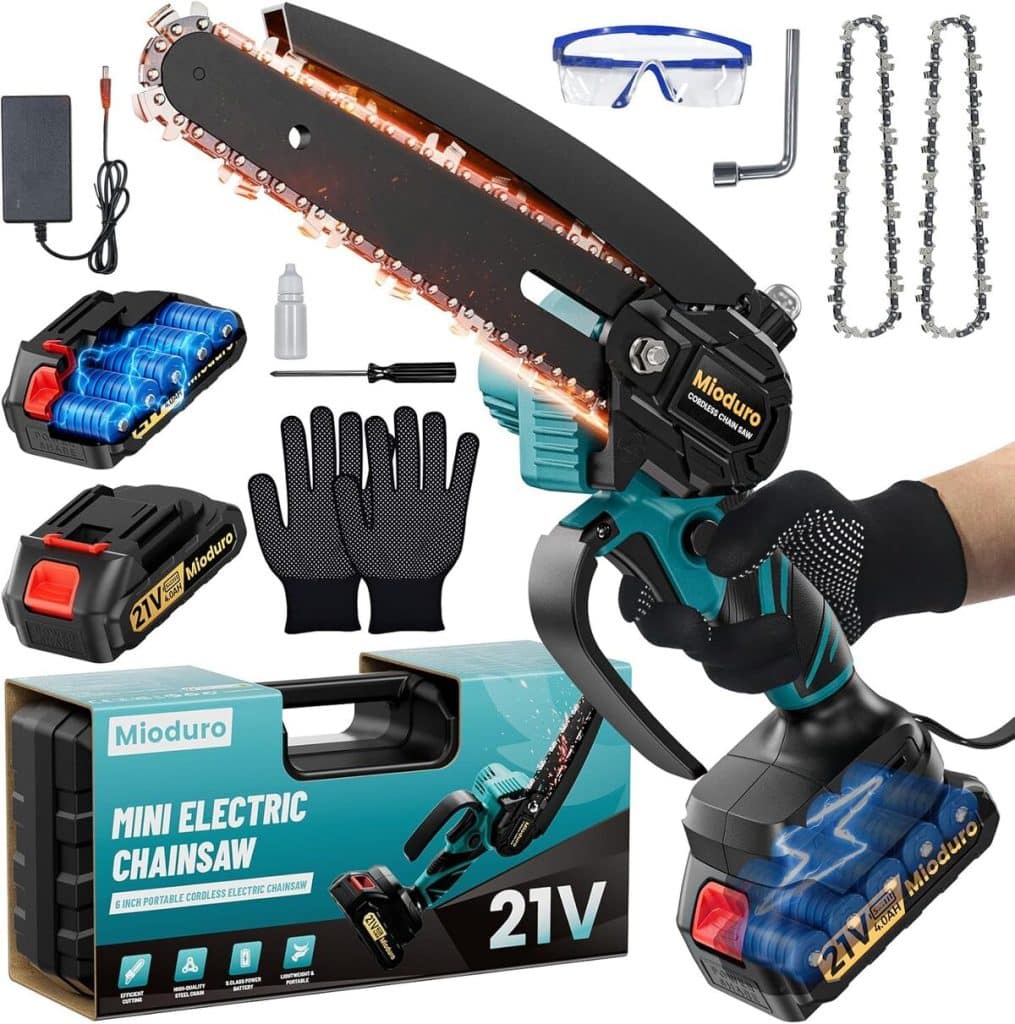 Test : mini tronçonneuse 6 pouces à batterie efficace