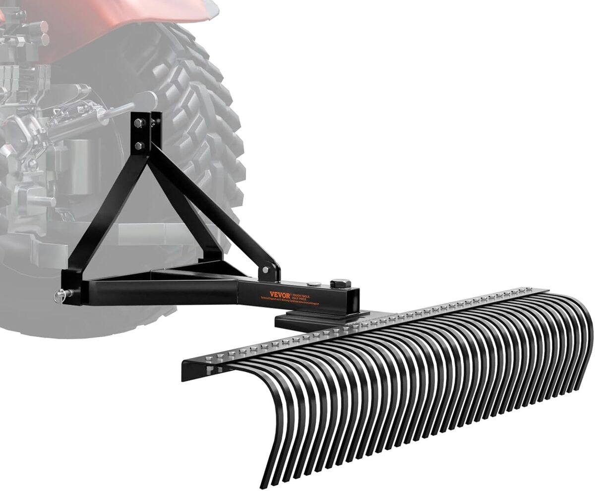 Test : râteau déchaumeur 1830 mm VEVOR, efficacité à l'épreuve