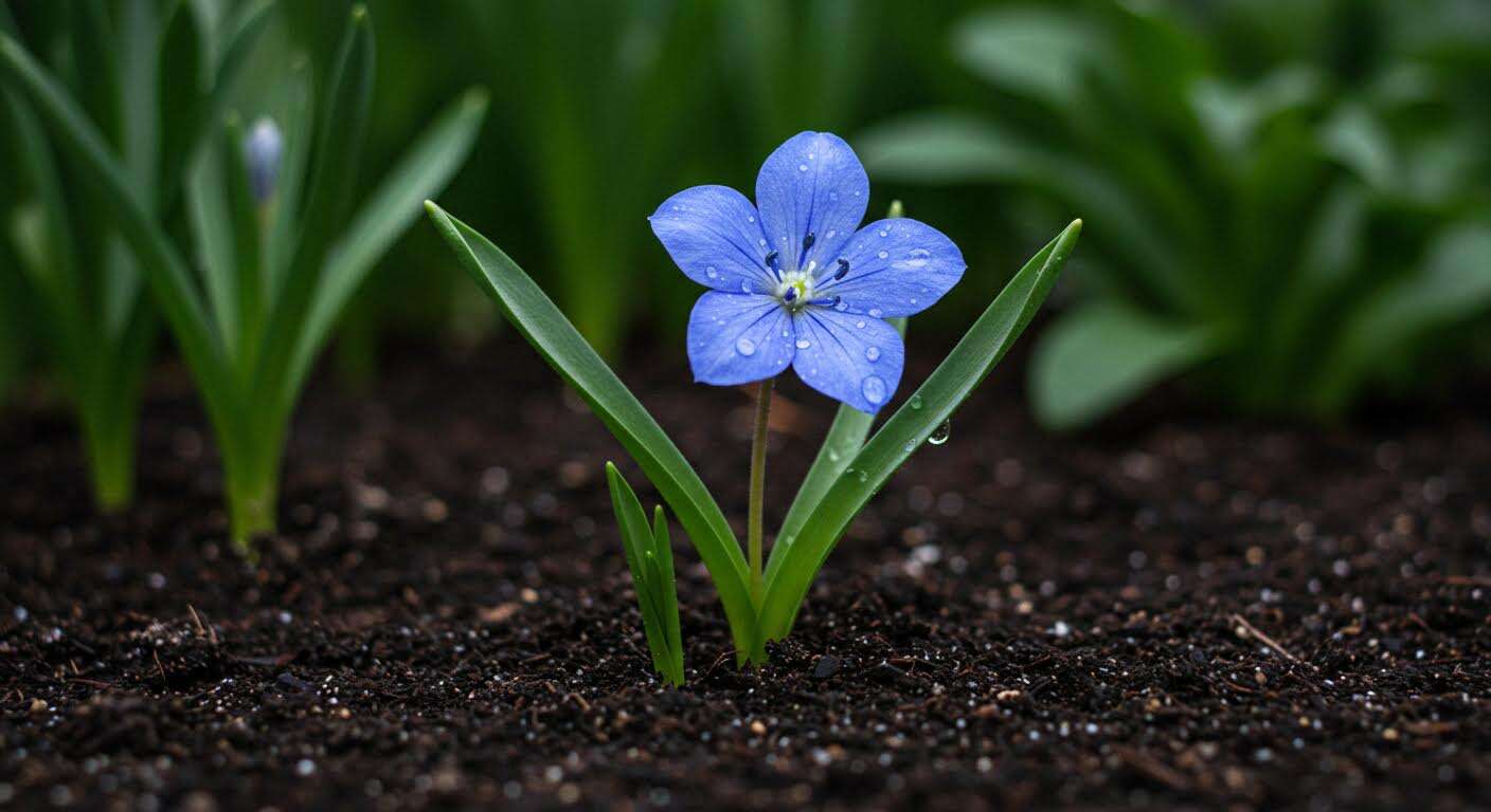 Cette fleur bleue à planter en septembre métamorphose les coins tristes de votre jardin