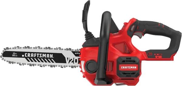 CRAFTSMAN Mini tronçonneuse V20, sans fil, 30,5 cm, outil nu uniquement (CMCCS620B)