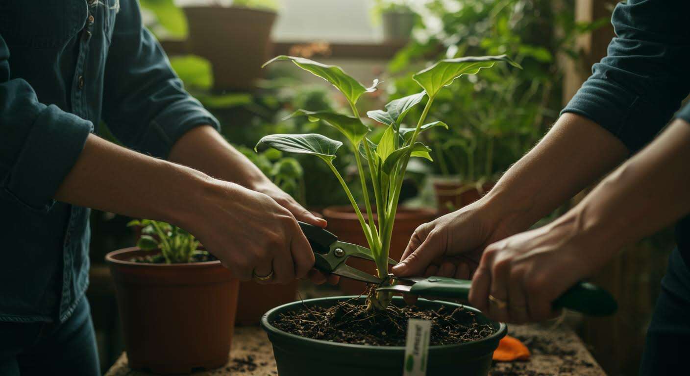 Le secret pour multiplier vos plantes à l’infini avec une simple bouture et un pot