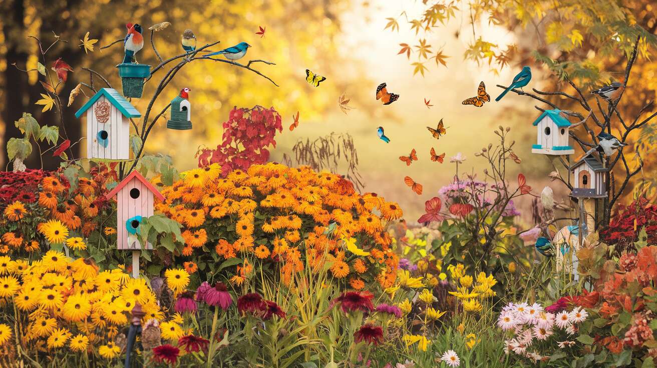 Le guide pour un jardin qui attire les oiseaux et les papillons cet automne