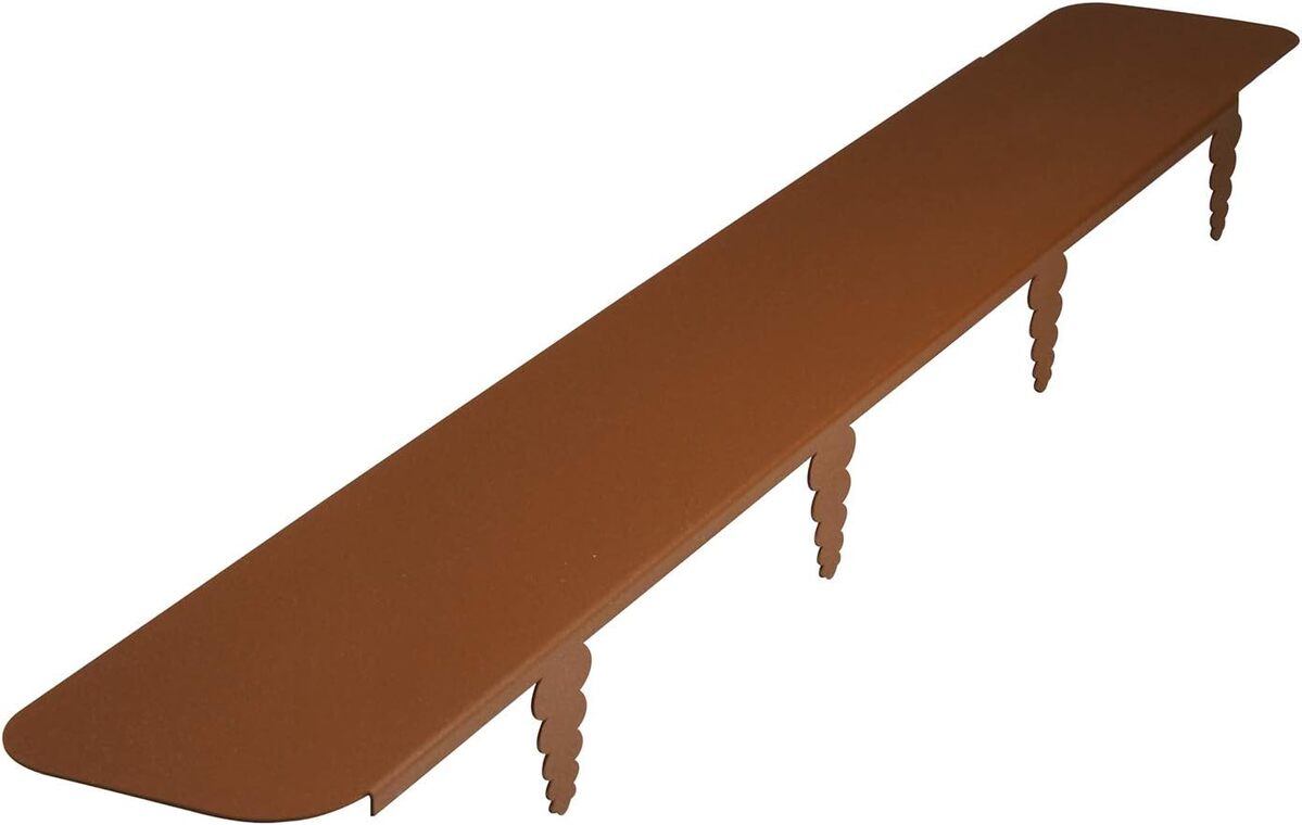 Test de la bordure de pelouse Bellissa pour robot tondeuse corten