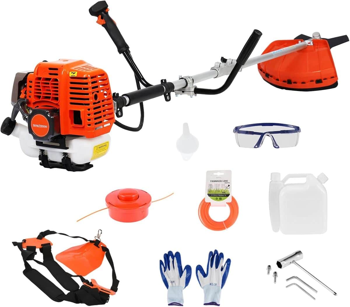 Test : débroussailleuse thermique 52cc 2 en 1, performance et polyvalence