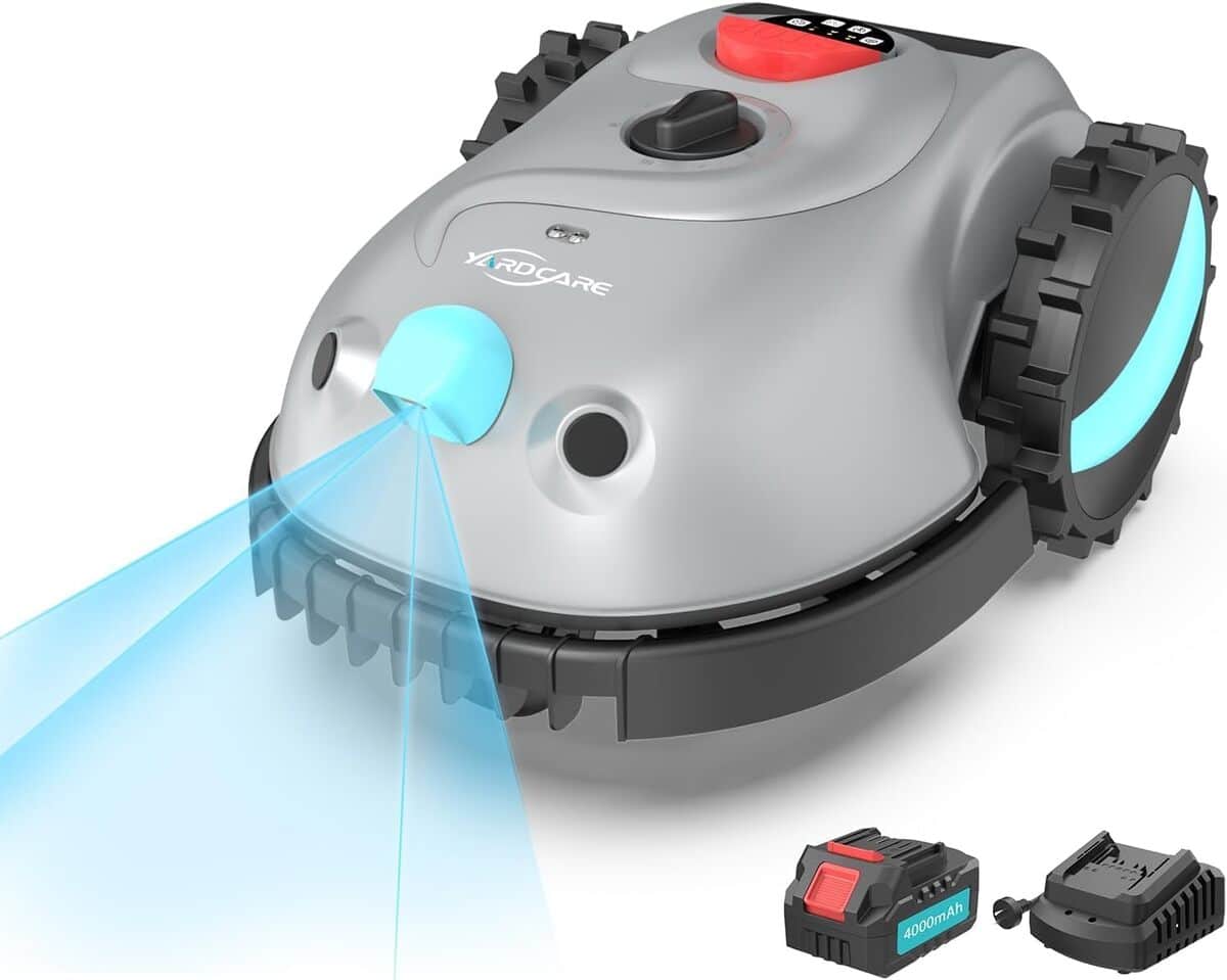 Test du robot tondeuse Yardcare V100 : performance et précision