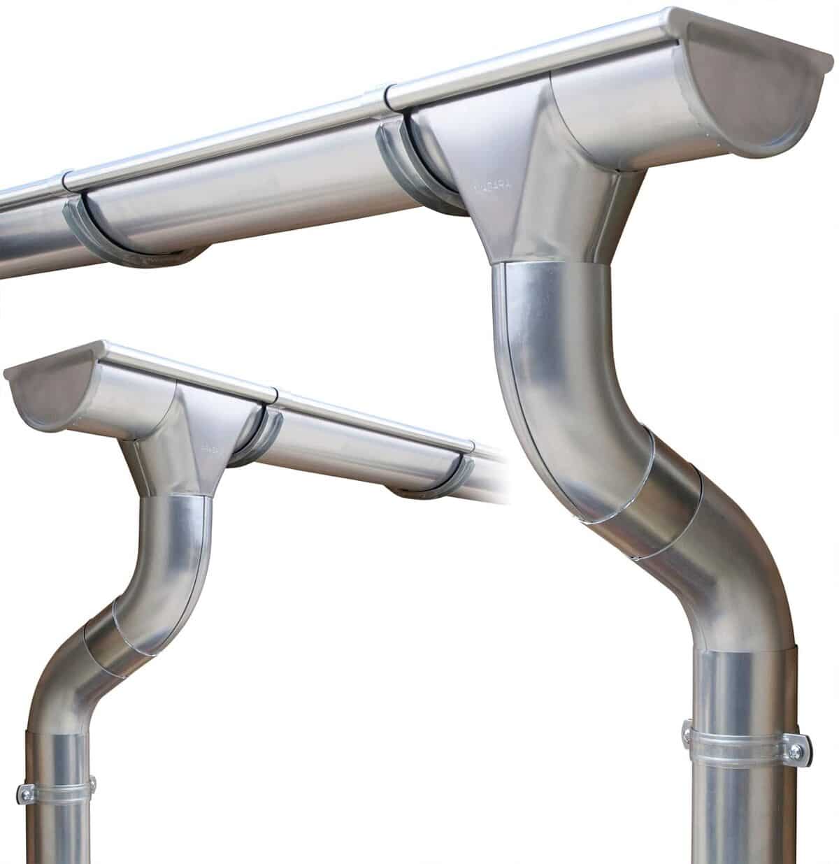 Test : kit gouttière zinc versants pour abri de jardin