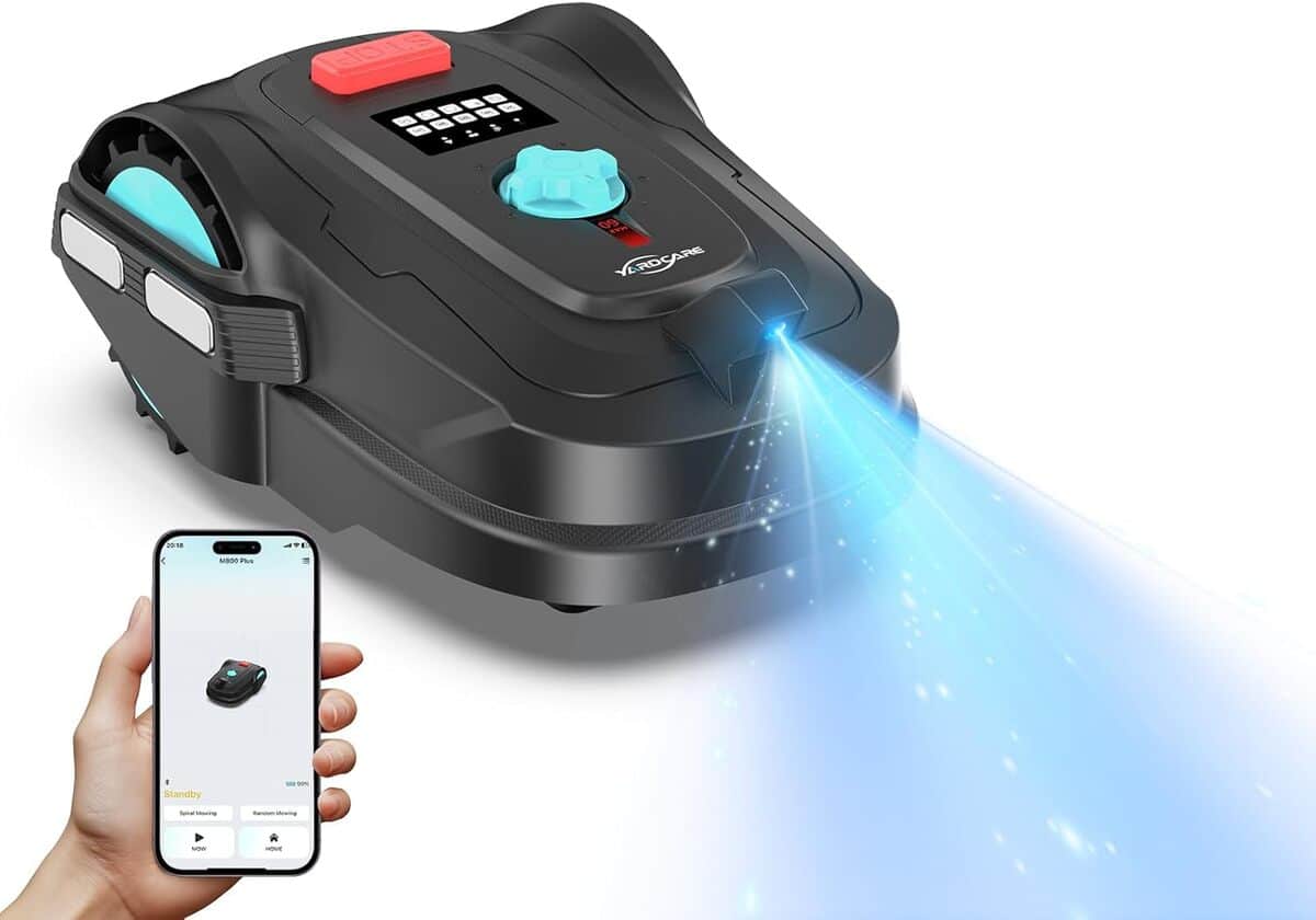Test Yardcare M800Plus : robot tondeuse GPS et vision IA