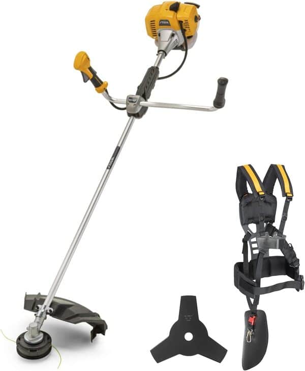STIGA BC 535 B débroussailleuse à Essence, 900W, Largeur de Coupe 43 cm, y Compris Lame à Trois Dents et Harnais Double