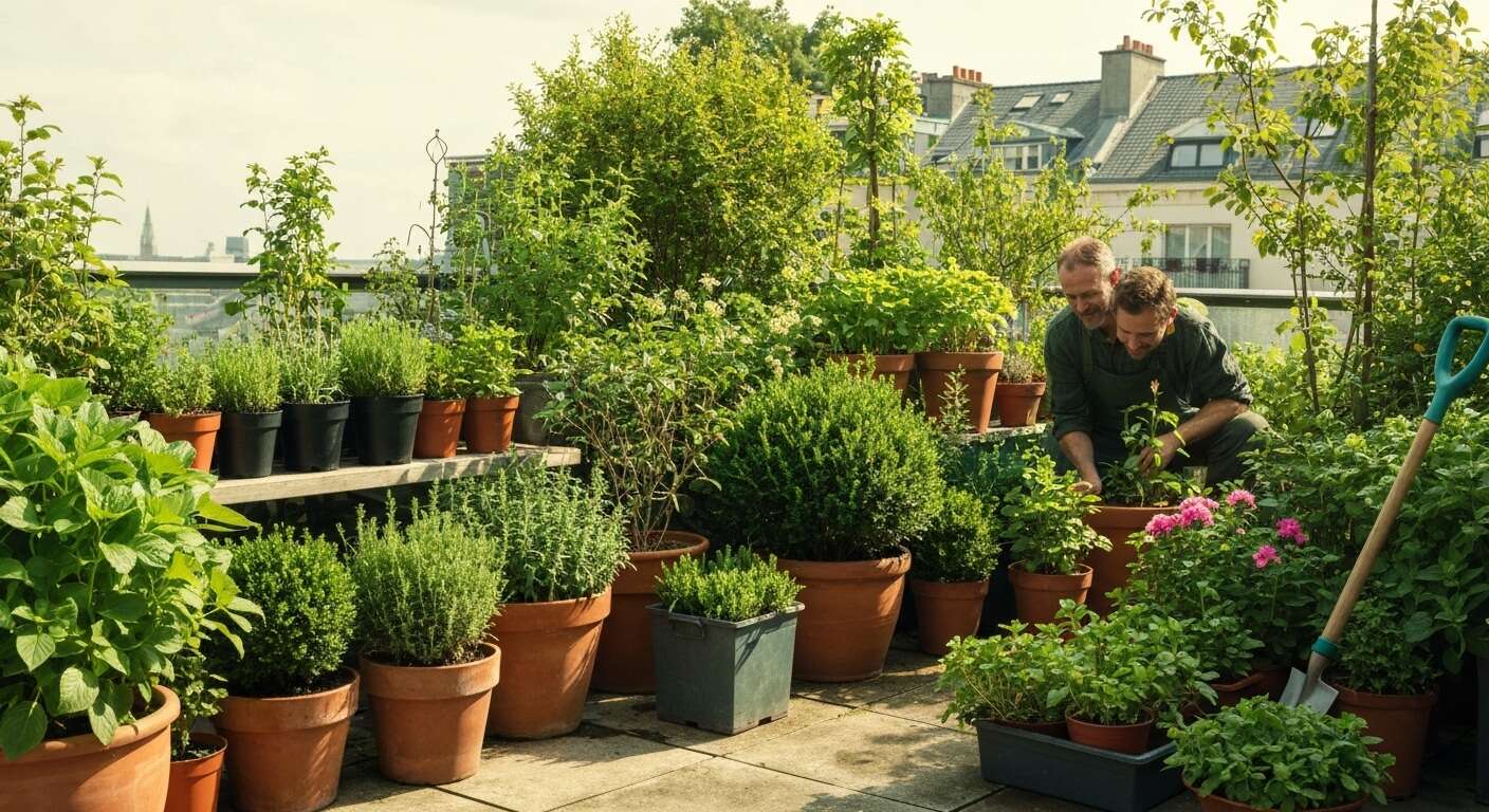 Techniques de plantation sur terrasse
