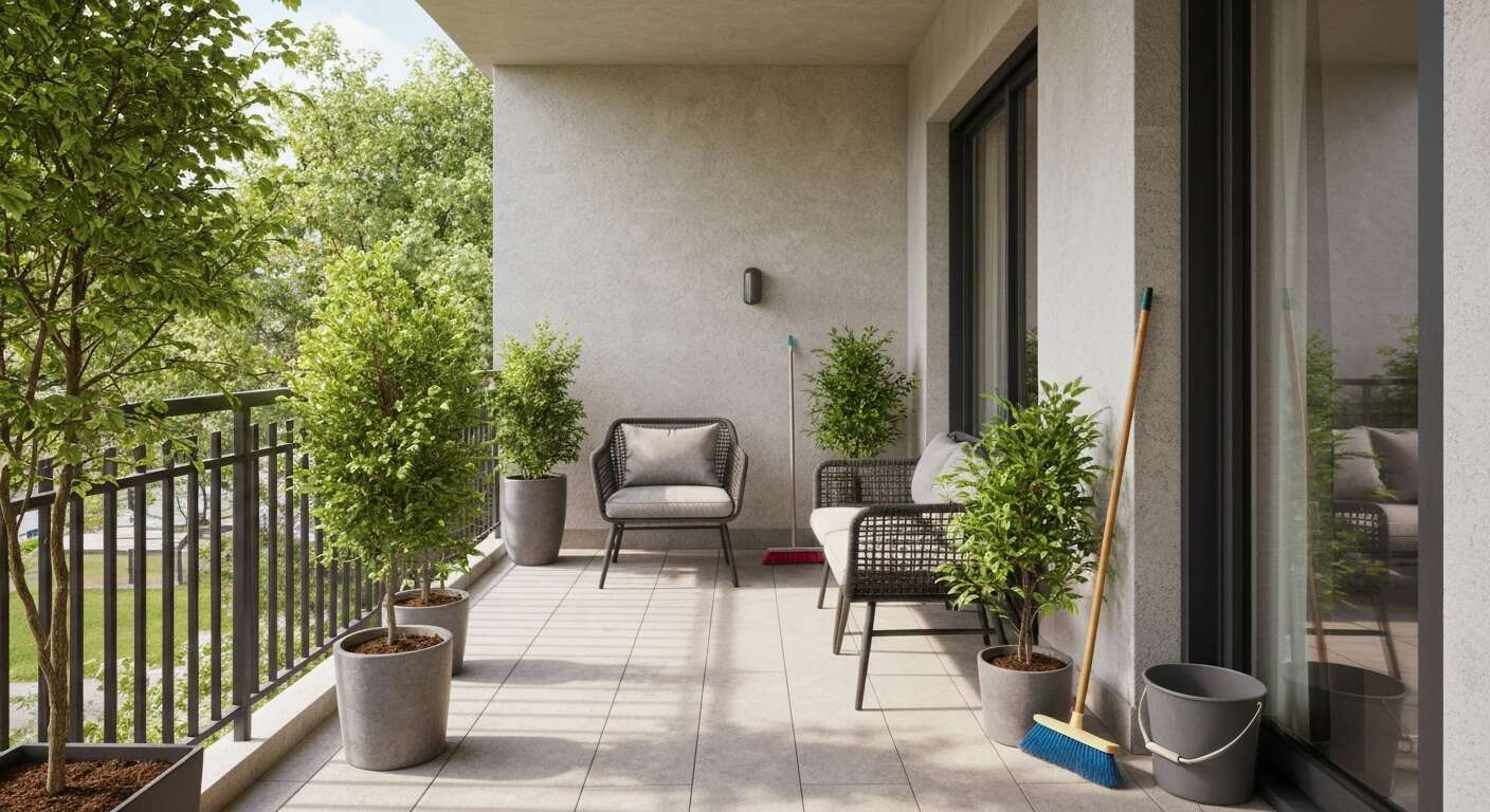 Préparer son balcon pour un nettoyage efficace Préparer son balcon pour un nettoyage efficace