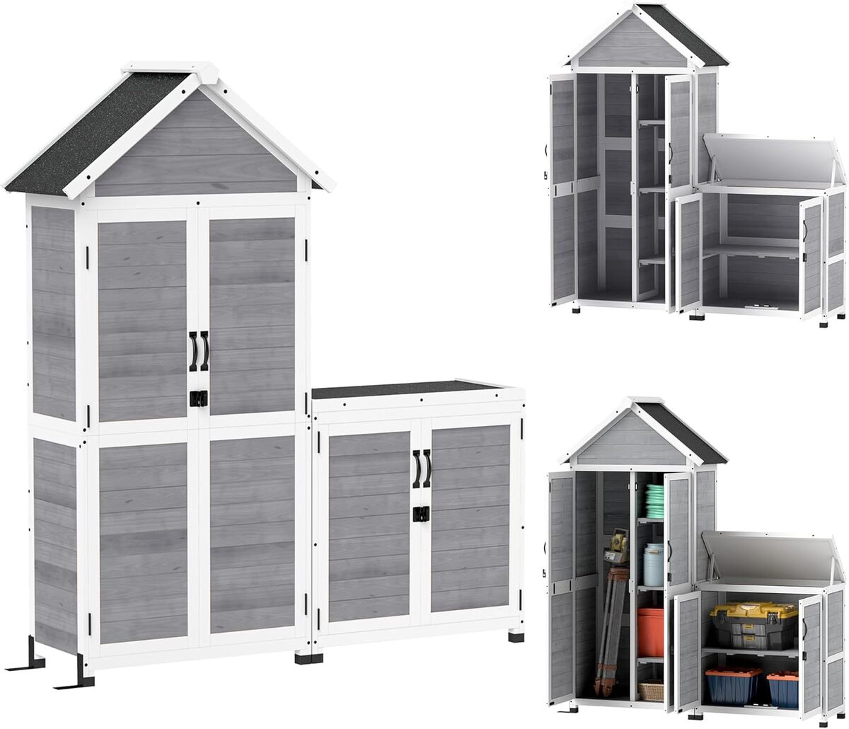 Test abri de jardin Outsunny : armoire pratique pour balcon