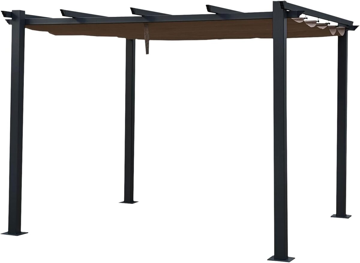 Test de la pergola autoportante Happy Garden 3x3m Cassis