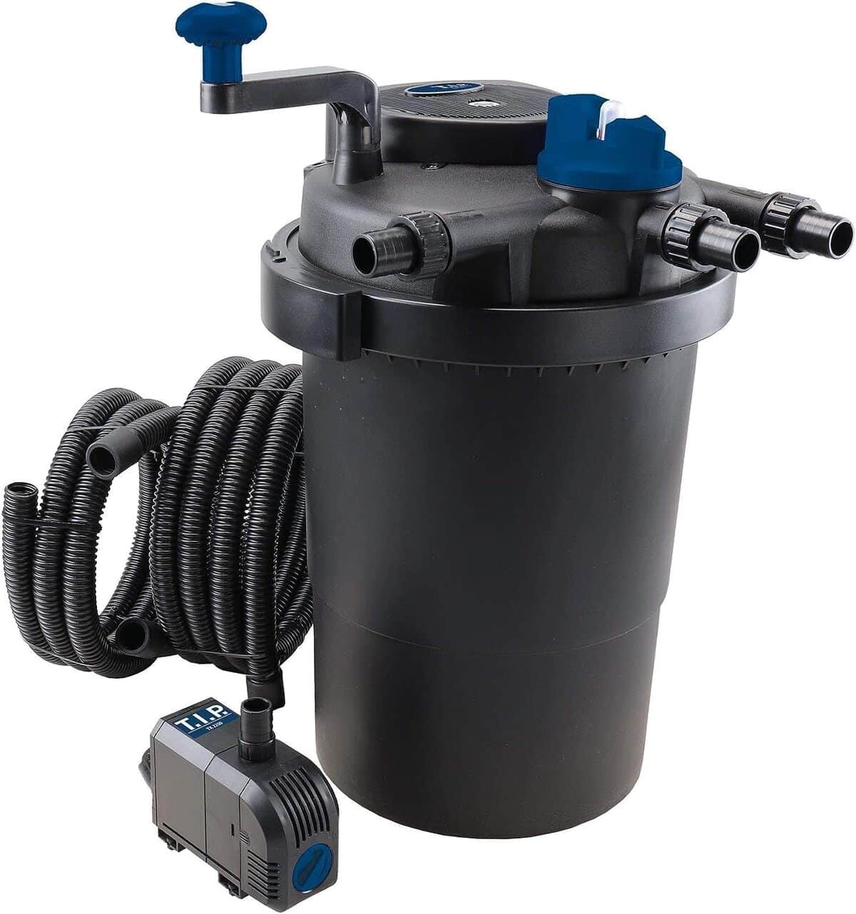 Test du filtre sous pression T.I.P. : un projecteur UV-C puissant pour bassins de 10 000 L