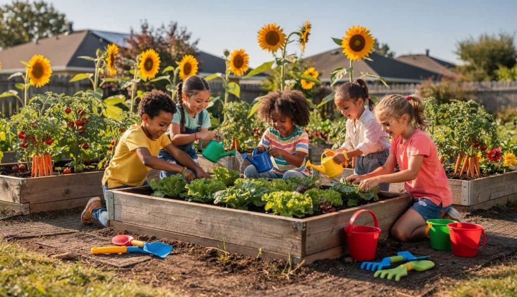 Créer un jardin potager pour enfants : astuces et inspirations