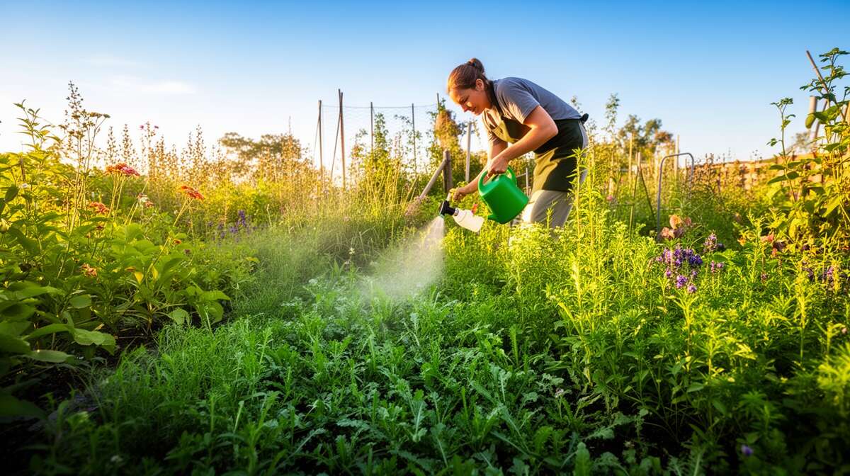 Fabrication de d&eacute;sherbants naturels maison