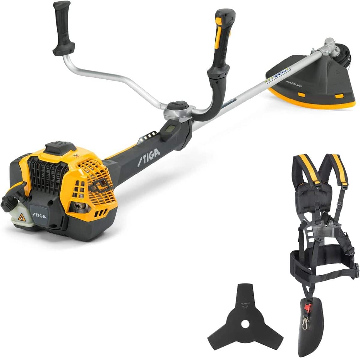 Test débroussailleuse Stiga BC 750 B : efficacité moteur 44, 8 CC