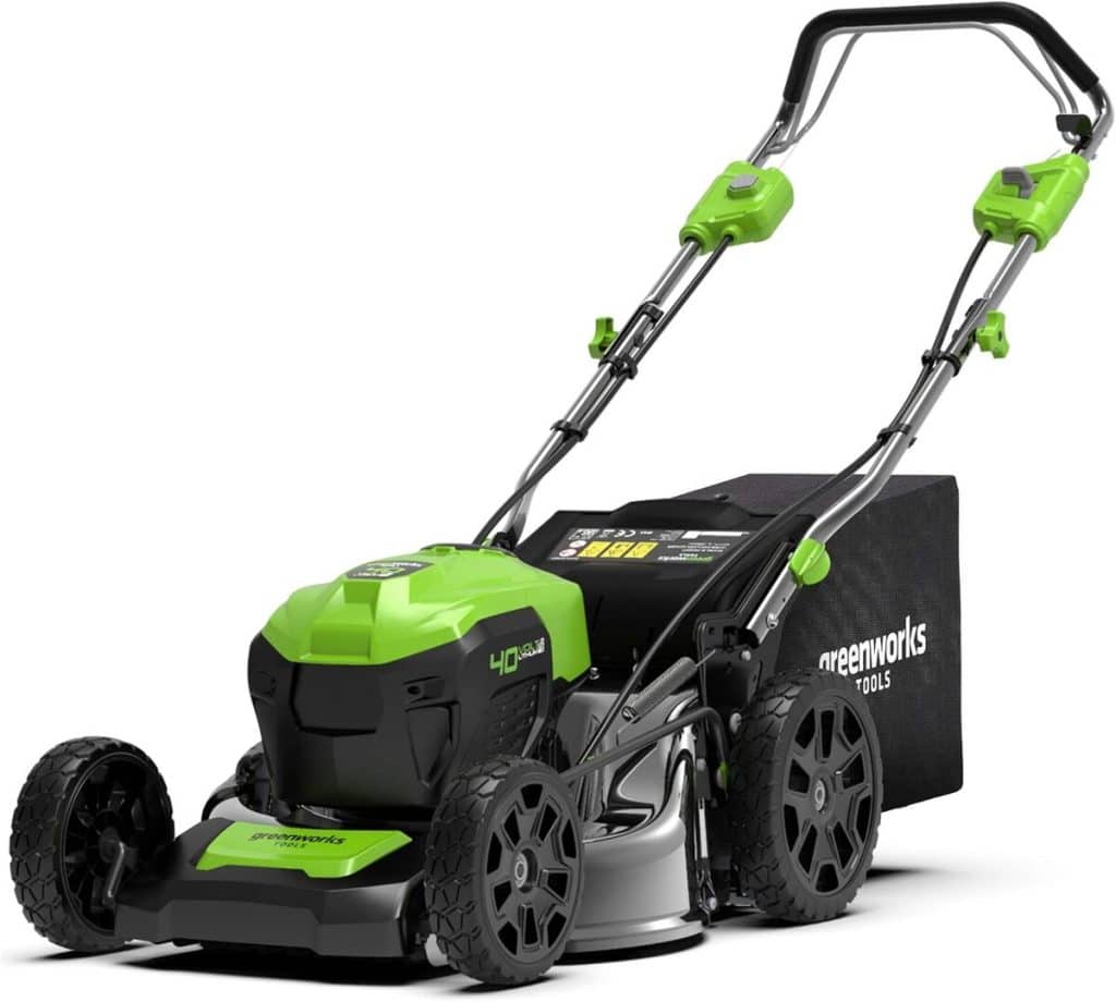 Test : greenworks GD40LM46SP, tondeuse sans fil pour grandes pelouses