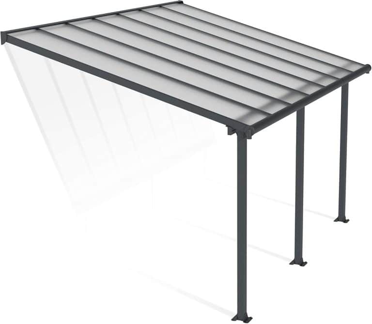Auvent d'extérieur de style moderne pour pergola, pavillon, imperméable, toile 300D, housse de rechange simple couche pour jardin, tonnelle, abri de toit