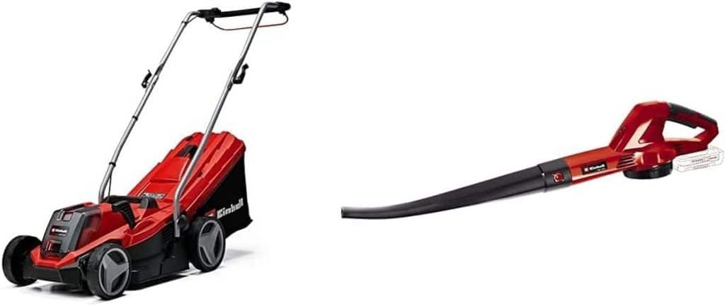 Test : tondeuse Einhell GE-CM 18/33 Li et souffleur sans fil