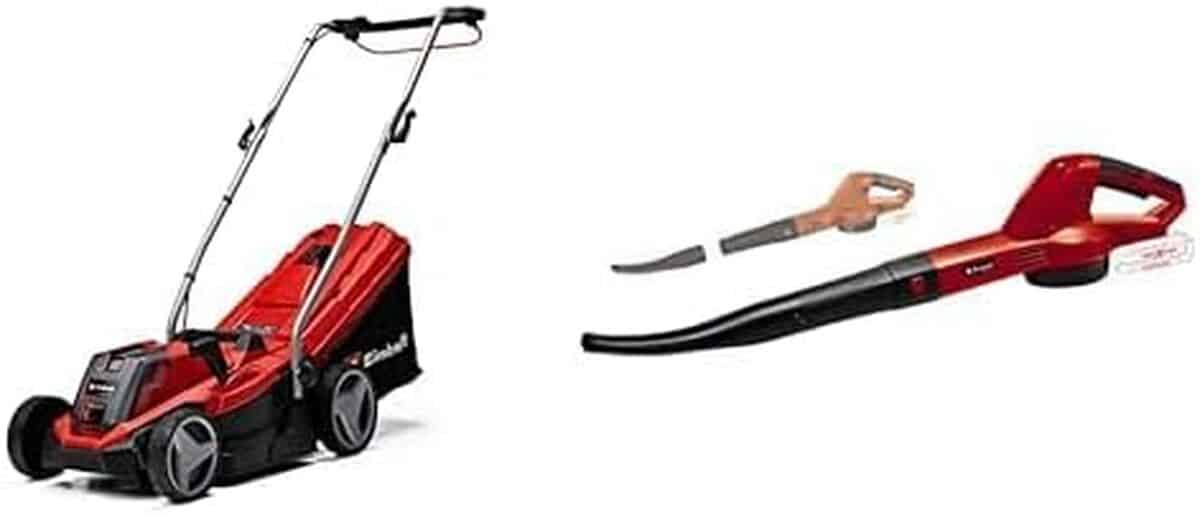 Test : tondeuse Einhell GE-CM 18/33 Li et souffleur