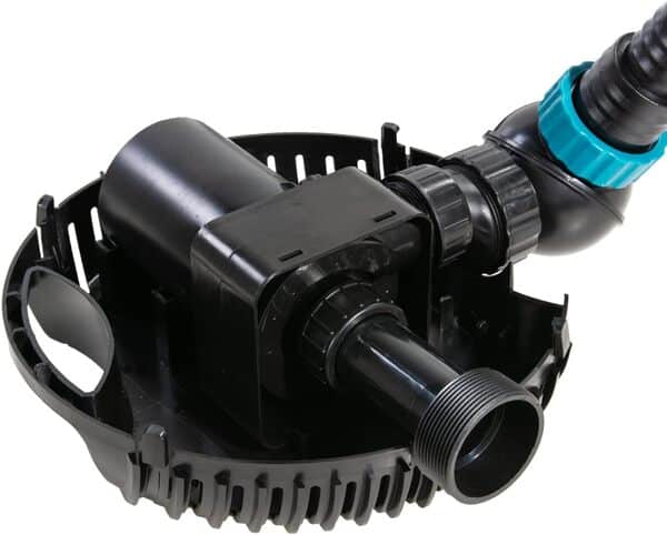 Pompe de Bassin Aquaforte O-10.000, 120 Watts, Débit maximal 10 m3 par Heure, Hauteur de Refoulement maximale 4,5 m, Longueur Du Câble 10 m, moteur A-Synchrone, particules de Saleté jusqu'à 6 mm