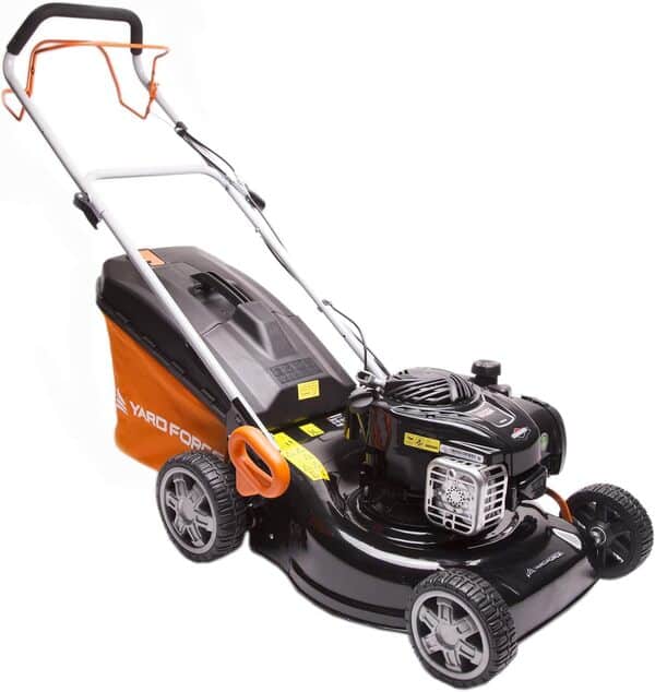 Yard Force - Tondeuse à Gazon Thermique autopropulsée 125cc - Largeur de Coupe 46cm avec Moteur à Essence Briggs & Stratton 450E Series GM B46C