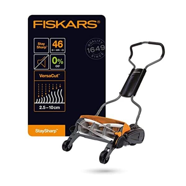 Découvrez la tondeuse manuelle Fiskars StaySharp Max pour une coupe impeccable sans efforts. Performances, confort et écologie réunis dans un seul outil.