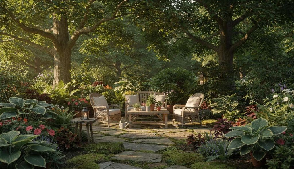 Aménager un jardin à l'ombre : astuces et idées