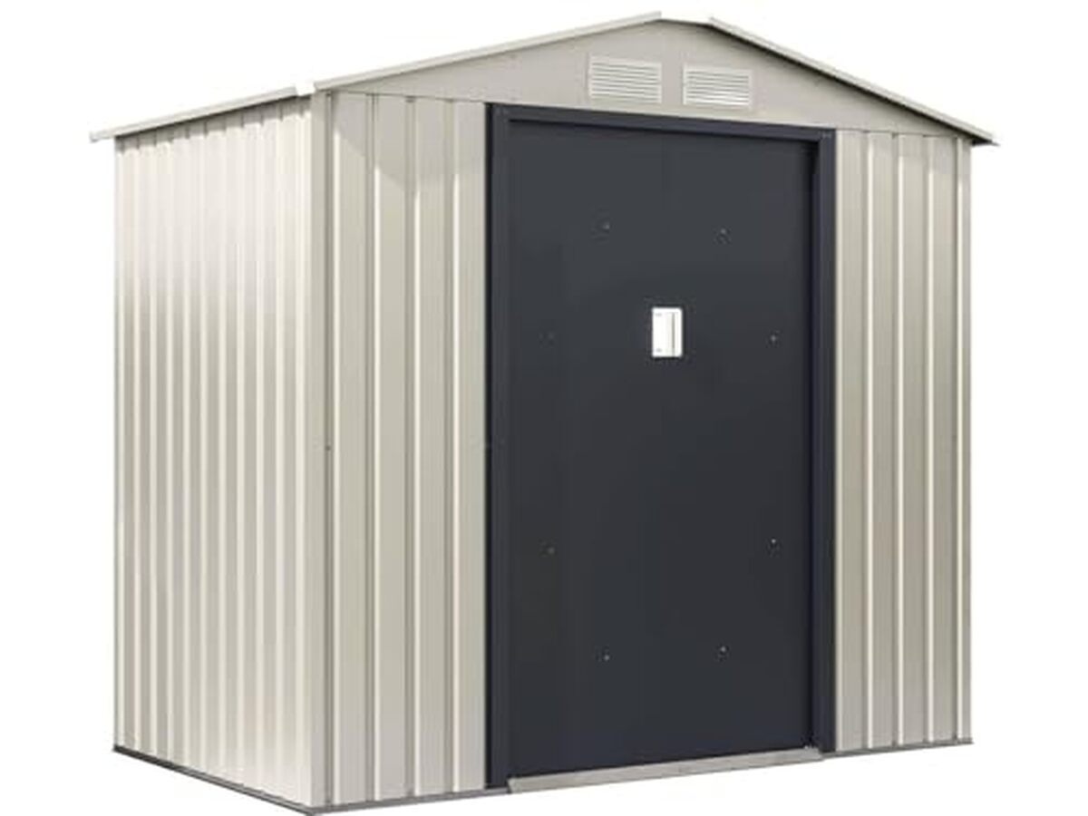 Test de l'abri de jardin métal Nebraska (4, 07 m²) par Habitat et Jardin