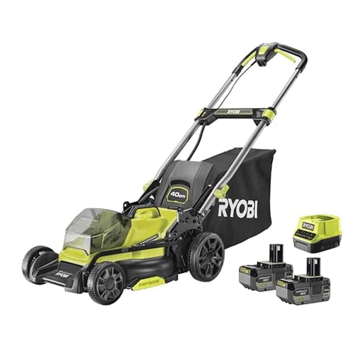 Test tondeuse Ryobi RY18LMX40C-240 : performance brushless 18V