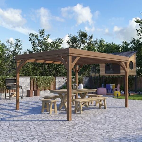 Découvrez notre test complet de la pergola autoportante Outsunny 4 x 3 m : design traditionnel et solution pratique pour embellir et profiter de votre jardin en toute saison.