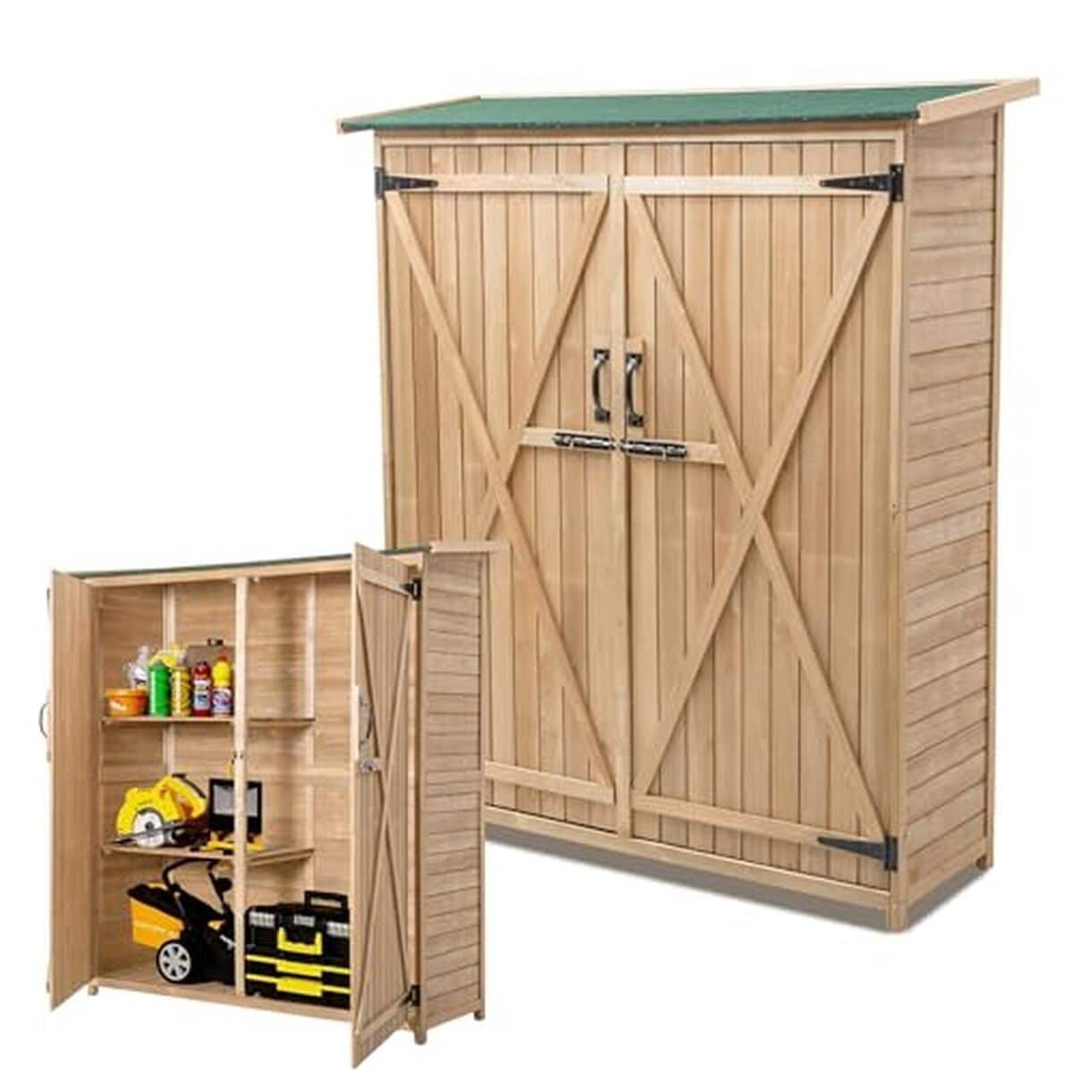 Test abri de jardin Relax4Life : solution de rangement extérieure compacte