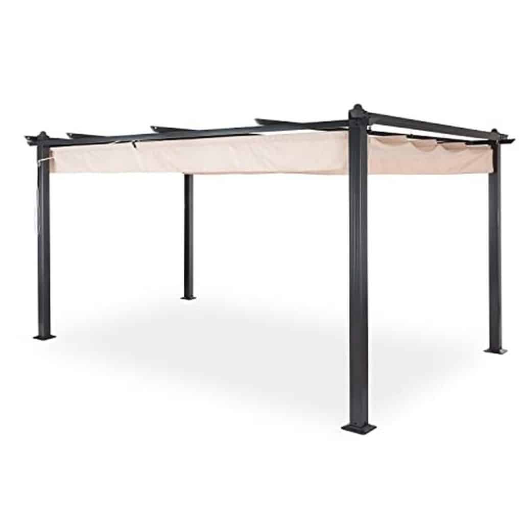 Test de la pergola Blumfeldt 3x4m avec toit rétractable