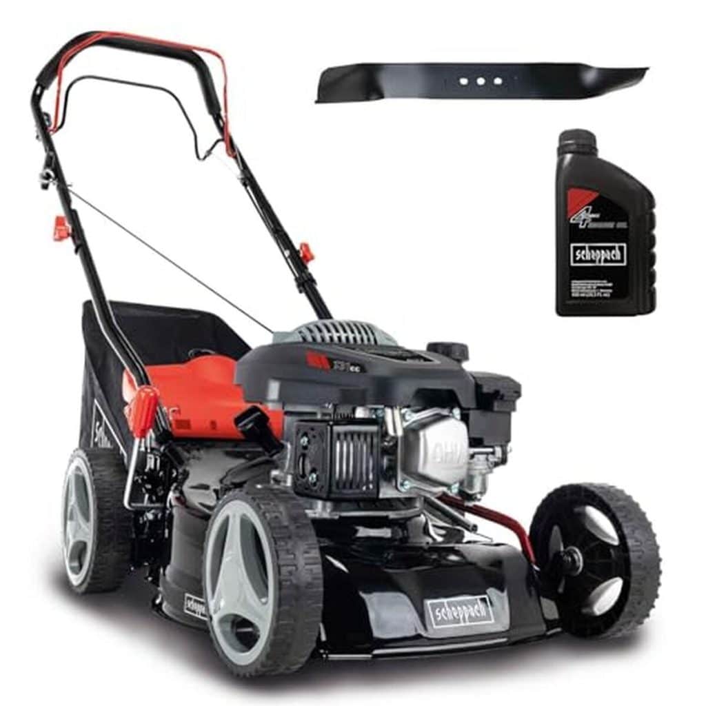 Test de la tondeuse thermique Scheppach MS132-42 : performance et fonction mulching